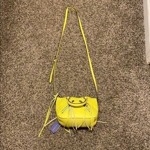Neon Yellow Rebecca Minkoff crossbody bag